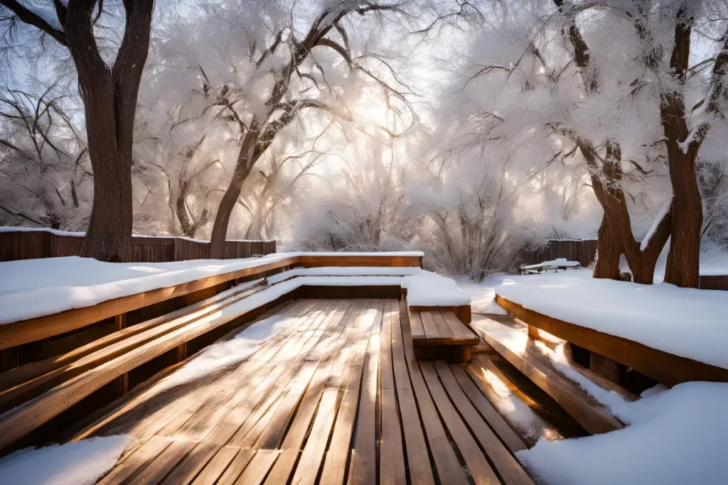 Wichita Backyard for Winter